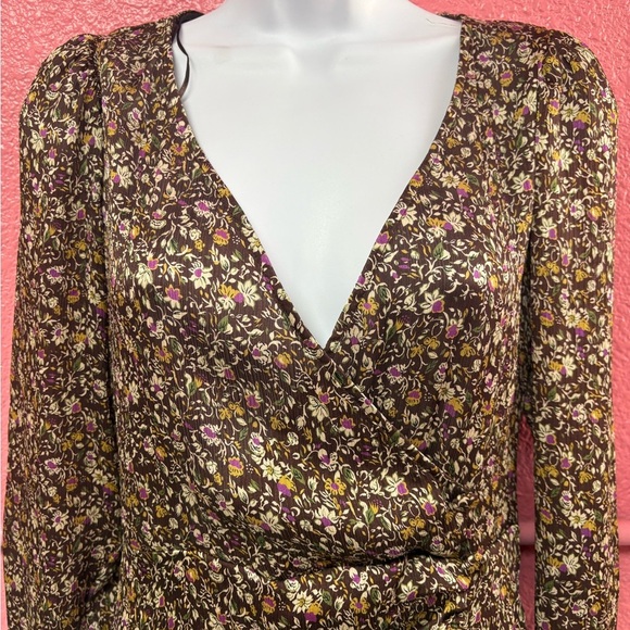 Zara Red Fit and Flare Puff Sleeve Dress for Cocktail - Picture 8 of 9